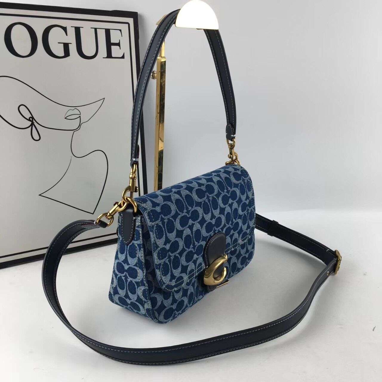 Coach CA105 Tabby Shoulder Crossbody Bag - Signature Denim 💙