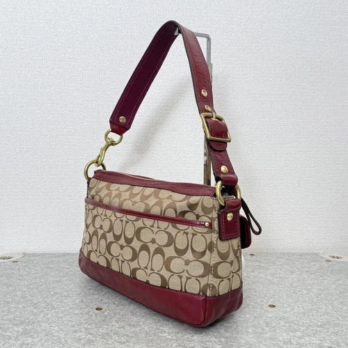 COACH Signature Legacy Turnlock Shoulder Bag – 65th Anniversary Edition 👜🍷