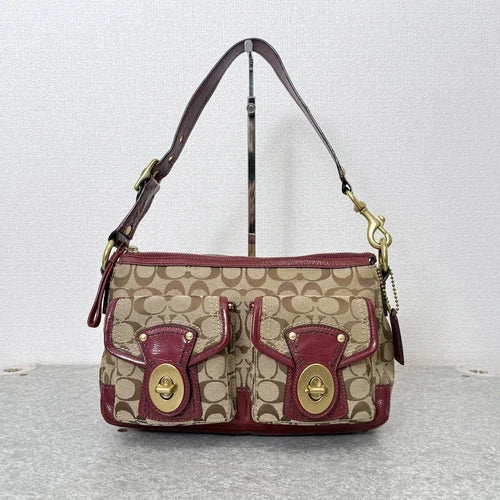 COACH Signature Legacy Turnlock Shoulder Bag – 65th Anniversary Edition 👜🍷